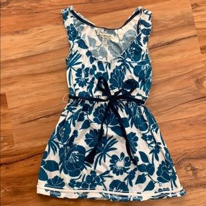 Floral babydoll tank top